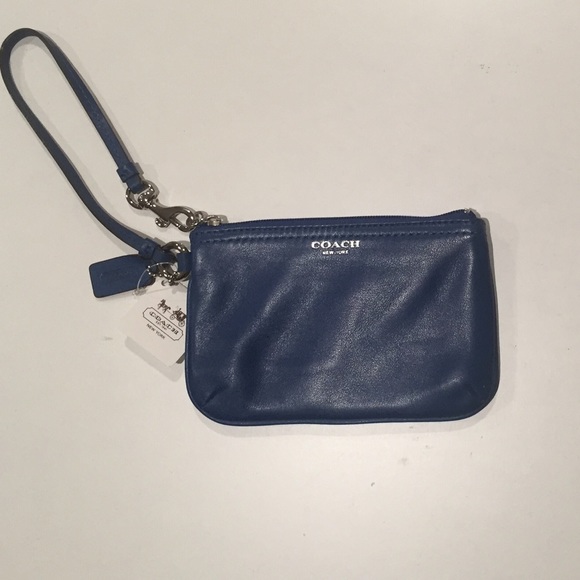 Coach Leather Wristlet
