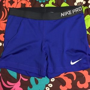 Dark blue Nike pros