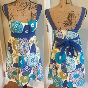Blue, Green, + Aqua Sundress