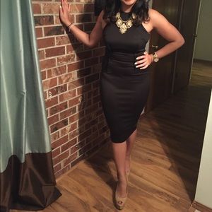 Black midi dress - AX Paris