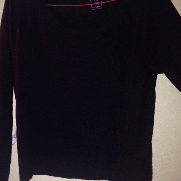 Burgundy sweater