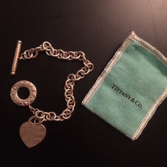 Tiffany & Co. heart charm bracelet
