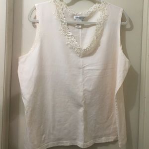 Cream-colored tank