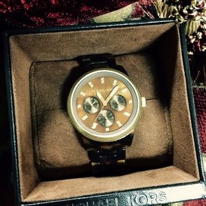 Michael Kors Tortoise Watch