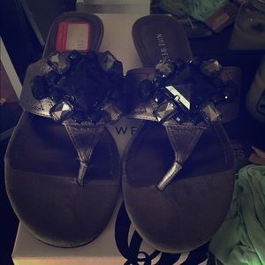 Black Nine West sandals