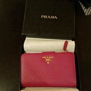 Prada bi-fold wallet