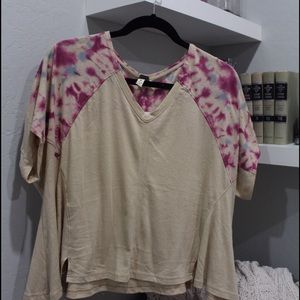 Free People tie dye top