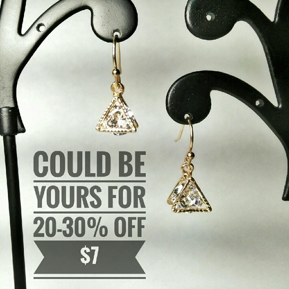 NWOT. Geometric earrings. - Picture 1 of 2