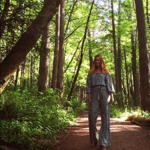 Novella Royale over the shoulder jumpsuit