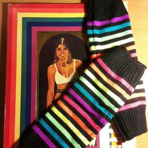 Neon Rainbow Arm/Leg Warmers Knit