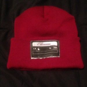 I support the underground maroon beanie