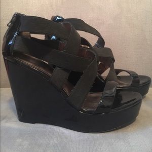 Strappy Wedged Heels
