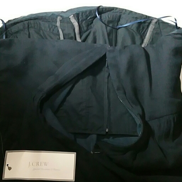 J Crew size 12 Petite Chiffon Formal Dress - Picture 4 of 4