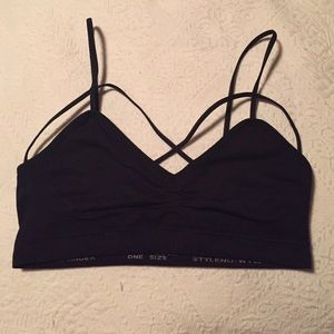 Black bralette