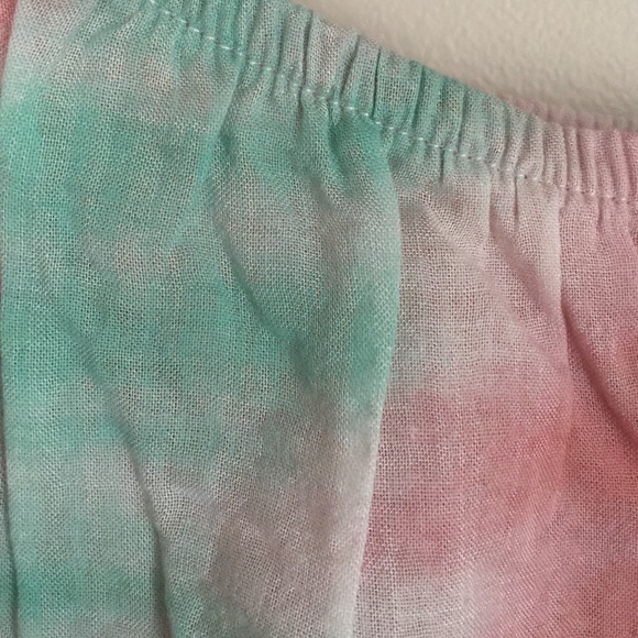 Off shoulder ruffle tie die dress - Picture 5 of 6