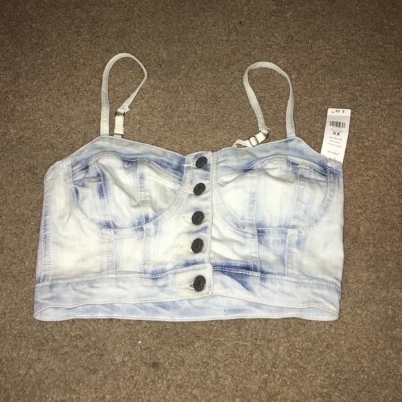 Cute denim top