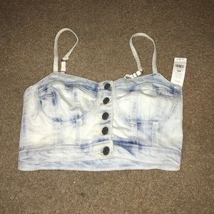 Cute denim top