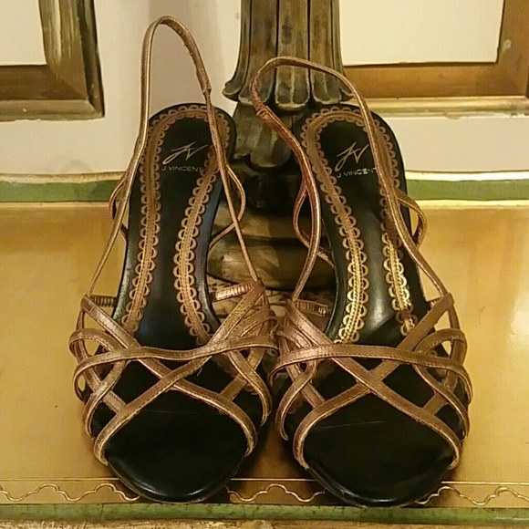 J.Vincent Bronze Sandals