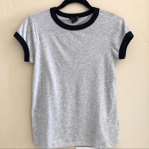 grey crewneck tee
