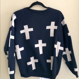 cross sweater