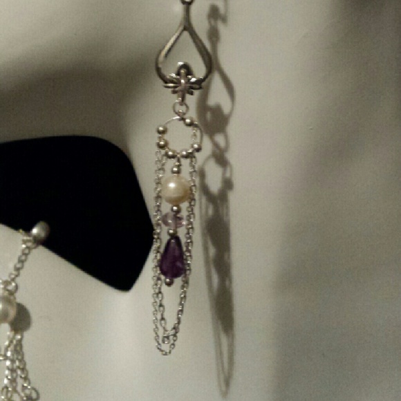 Amethyst & Pearl Set, C-10 - Picture 2 of 4