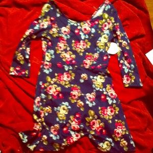 NWT Classic Knee length Floral print dress.