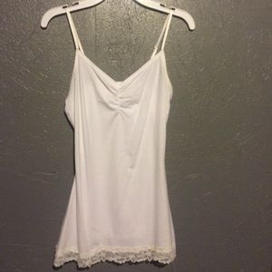 A white tank top