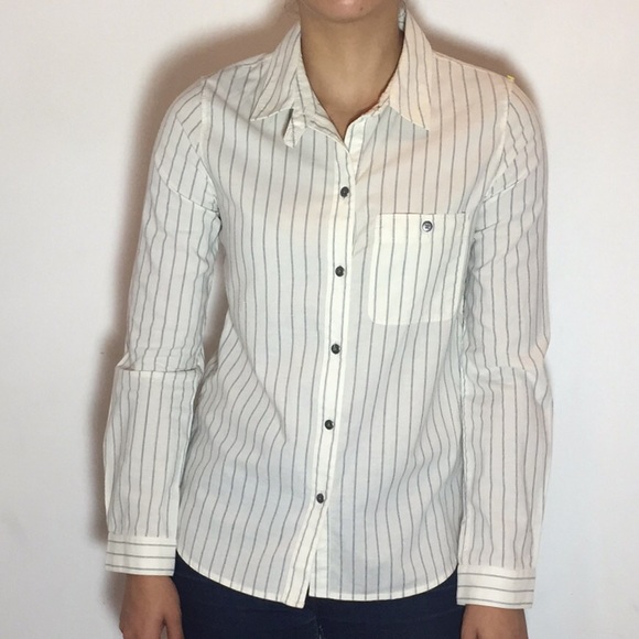 Madewell Sleeper Stripe Boyshirt - Picture 2 of 4