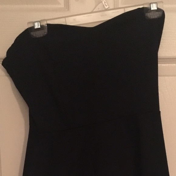 Black & White Strapless Dress
