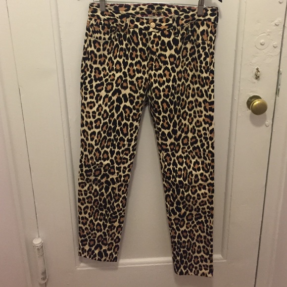 Kate Spade Leopard Print Skinny Jean SZ 29