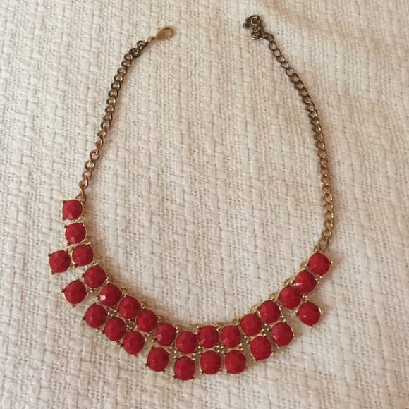 Red Statement Necklace