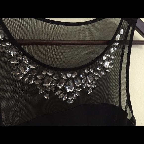 Brand New Black Express Fit and Flare Dress - Picture 2 of 3