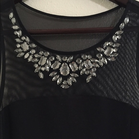 Brand New Black Express Fit and Flare Dress - Picture 3 of 3