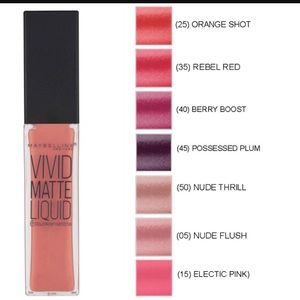 2 Unused Maybelline Liquid Lipsticks