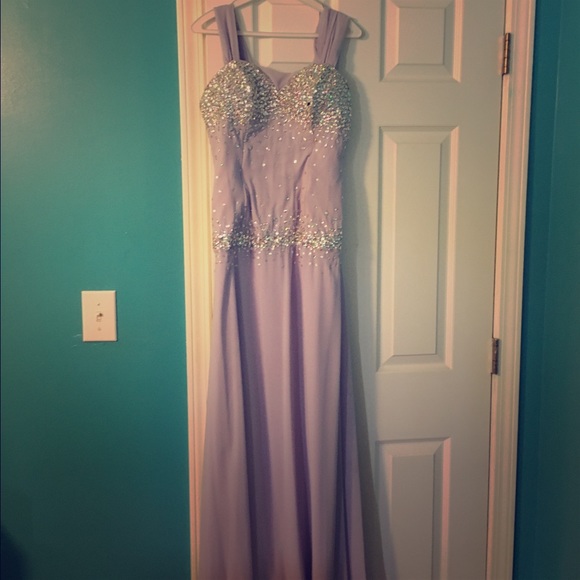 Formal lavender dress