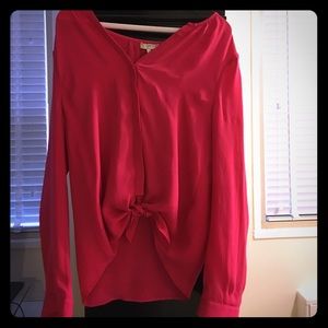 Joie button down silk blouse