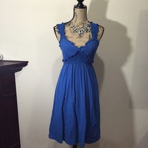 EUC Cute Blue Cotton Dress Size Medium