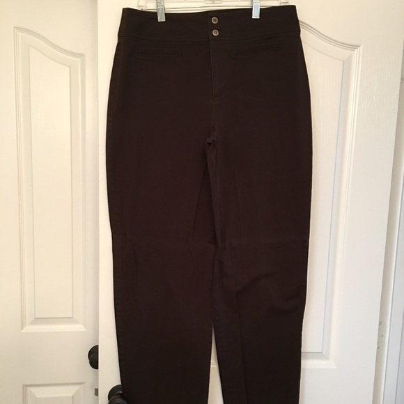 Chicos chocolate brown pants size 2.5