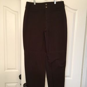 Chicos chocolate brown pants size 2.5