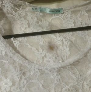 Long sleeve lace shirt