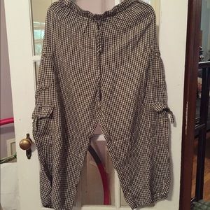 Flax ladies cotton cargo slacks