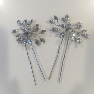 Crystal hair accessories