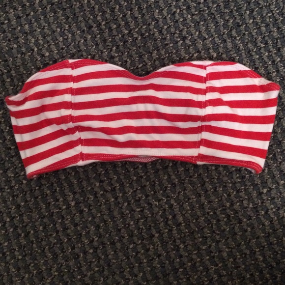 Red and white Bandeau