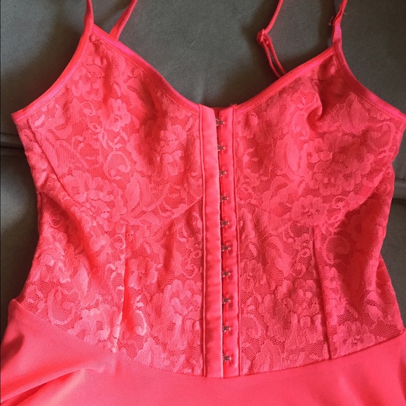 Melon mini dress