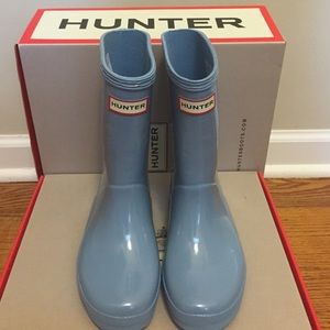 ⛔️SOLD⛔️ Hunter boots toddler size 11 blue sky