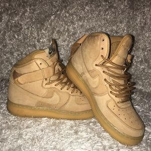 ON HOLD!!! Wheat Nike High Tops