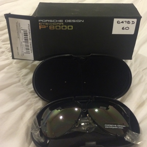 Porsche Design Eyewear With Two Sets Of Lenses