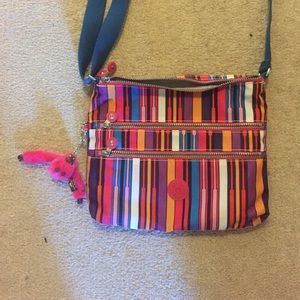 Kipling Striped Purse