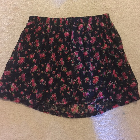 Floral Lace Summer Skirt