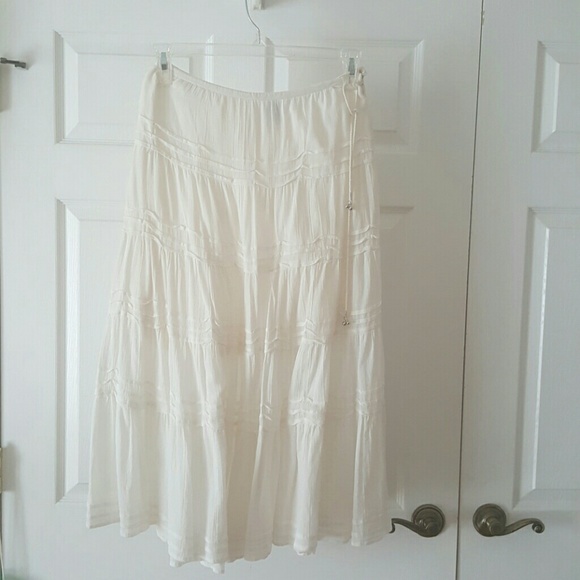White skirt
